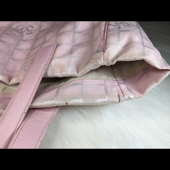 Chanel Pink Nylon Tote medium - Picture 11 of 16